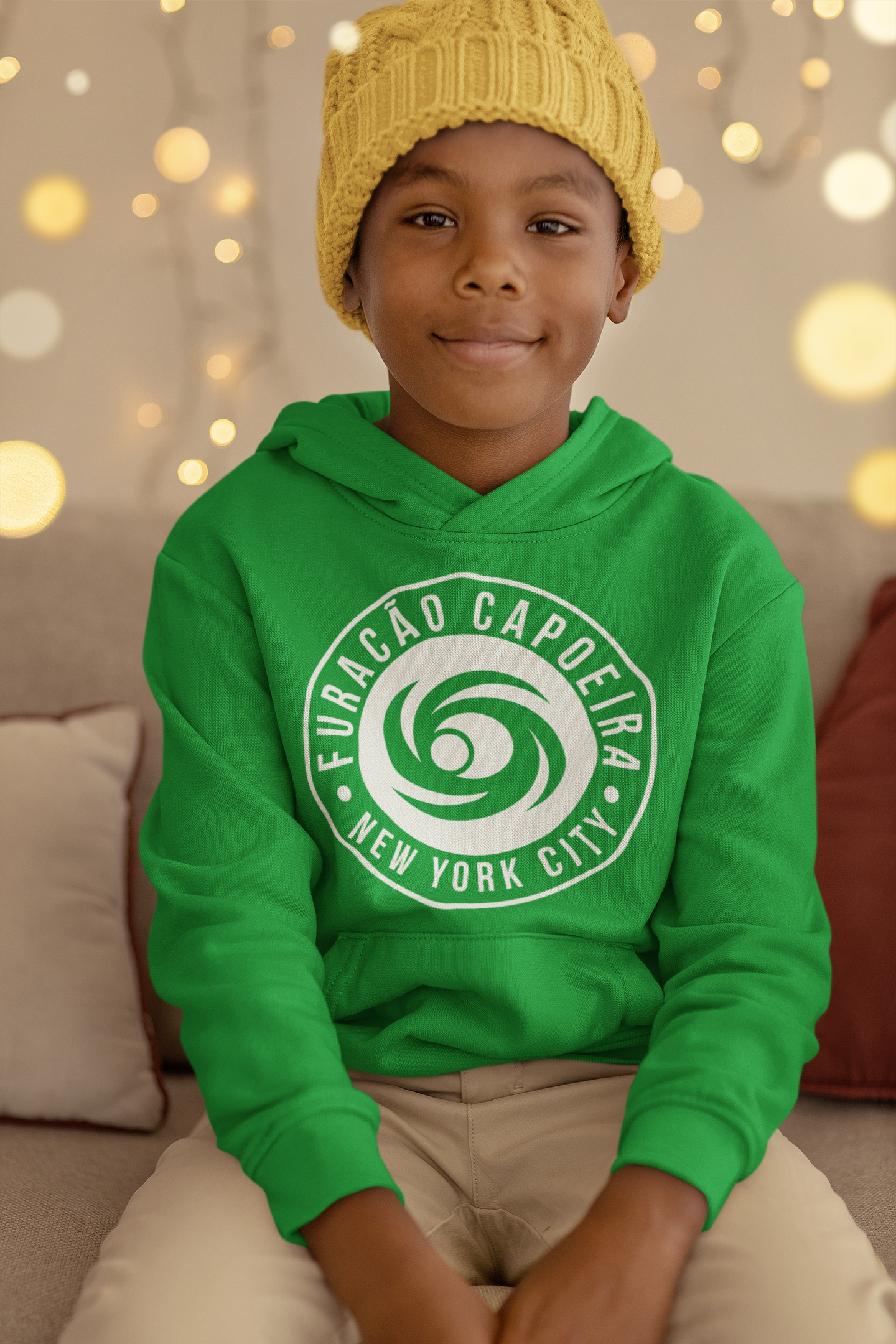 IRISH GREEN (WHITE LOGO) CLASSIC FCNYC HOODIE