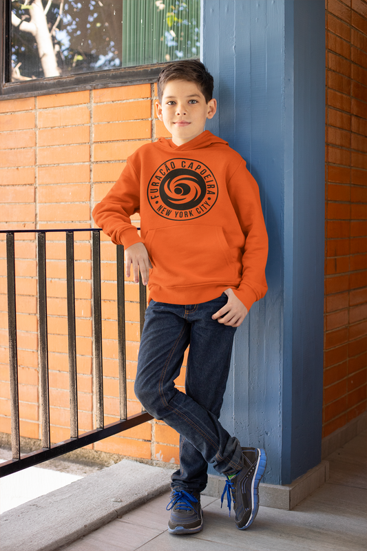 ORANGE (BLACK LOGO) CLASSIC FCNYC HOODIE